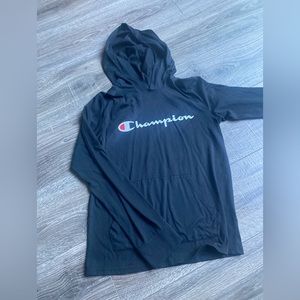 Youth XL Lightweight black Champion hoodie